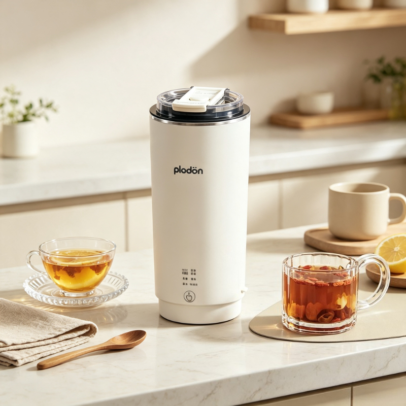 Baby Food Maker Blender - ポータブルミニステンレススチールブレンダーカップユニセックス、多機能豆乳メーカー、ベビーフード用、コンパクト軽量で耐久性あり
