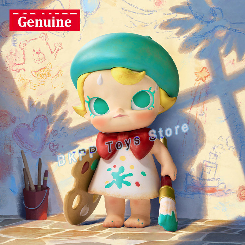 Baby Products Specials - オリジナルポップマートベビーモリー私は未来のアーティストフィギュア人形コレクタブルルームデコレーションおもちゃ愛好家の誕生日特別ギフト