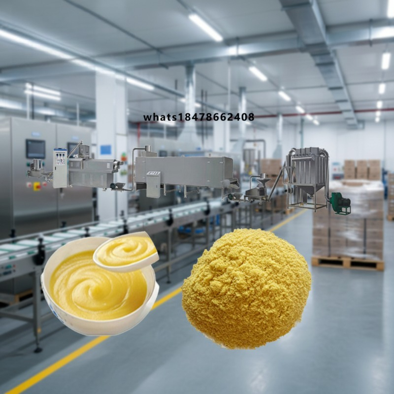Baby Products - 全自動栄養粉末インスタント粥粉ベビーシリアル米粉ステンレス鋼PLC制御食品製造機