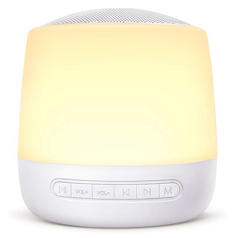 White Noise Machine Baby - B53C ベビーサウンドマシン ホワイトノイズマシン ナイトライト付き 28のなだめる音 32の音量レベル