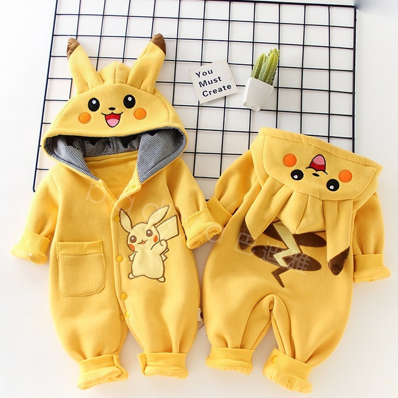 Baby Products Website - 漫画ポケットモンスターベビーパジャマ新生児かわいい冬長袖子供ロンパース服赤ちゃん幼児の服カバーオールギフト