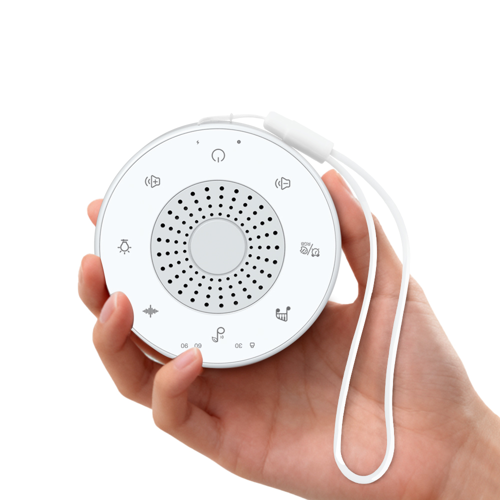 ホワイトノイズマシン、子守唄タイマー、ナイトライト付きベビー - White Noise Machine Baby のレビューと価格