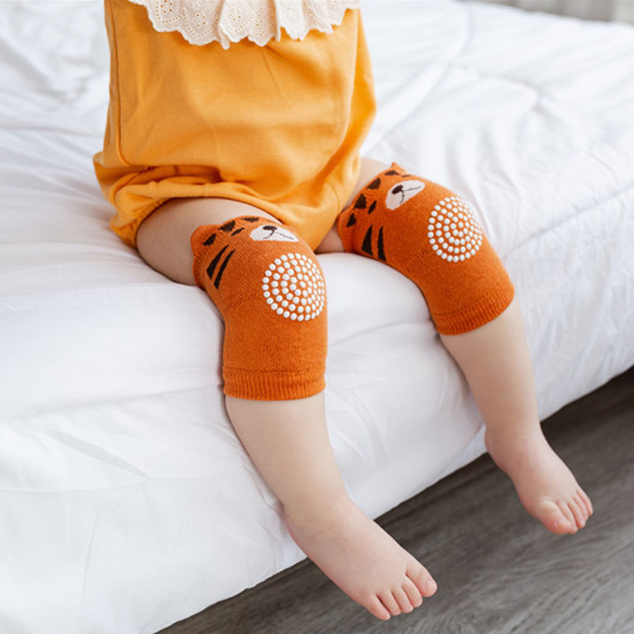 子供用膝肘パッド 春夏用ベビーループソックス 粘着式滑り止め - Baby Knee Pad Crawling のレビューと価格