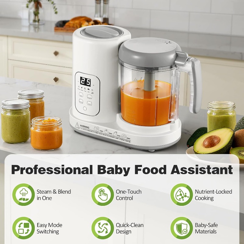 ベビーフードメーカー スチーマー ブレンダー 4 in 1  - Baby Food Maker Blender のレビューと価格