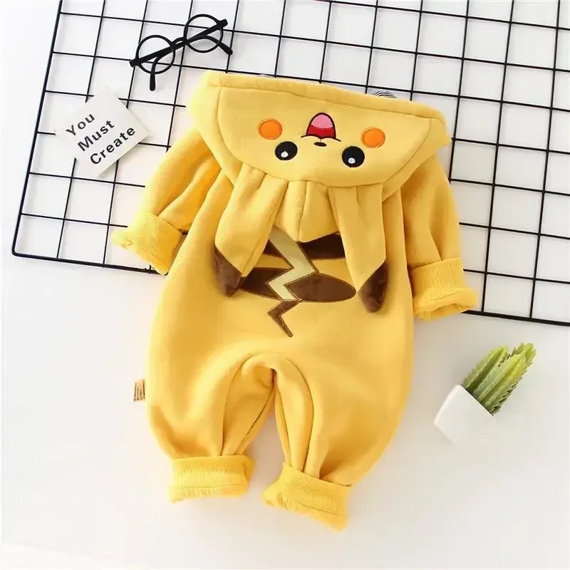 漫画ポケットモンスターベビーパジャマ新生児かわいい冬長袖子供 - Baby Products Website のレビューと価格