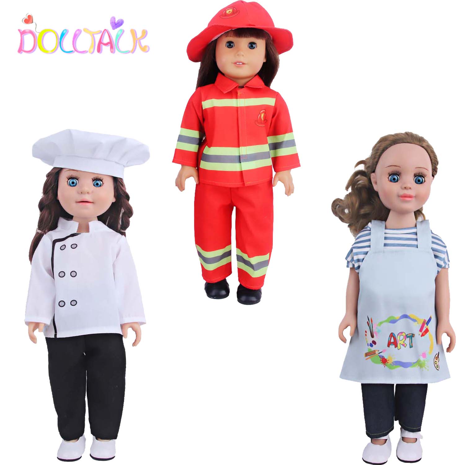 ロールプレイングアメリカン 18 インチ女の子人形服スーツ消 - Baby Products Website のレビューと価格