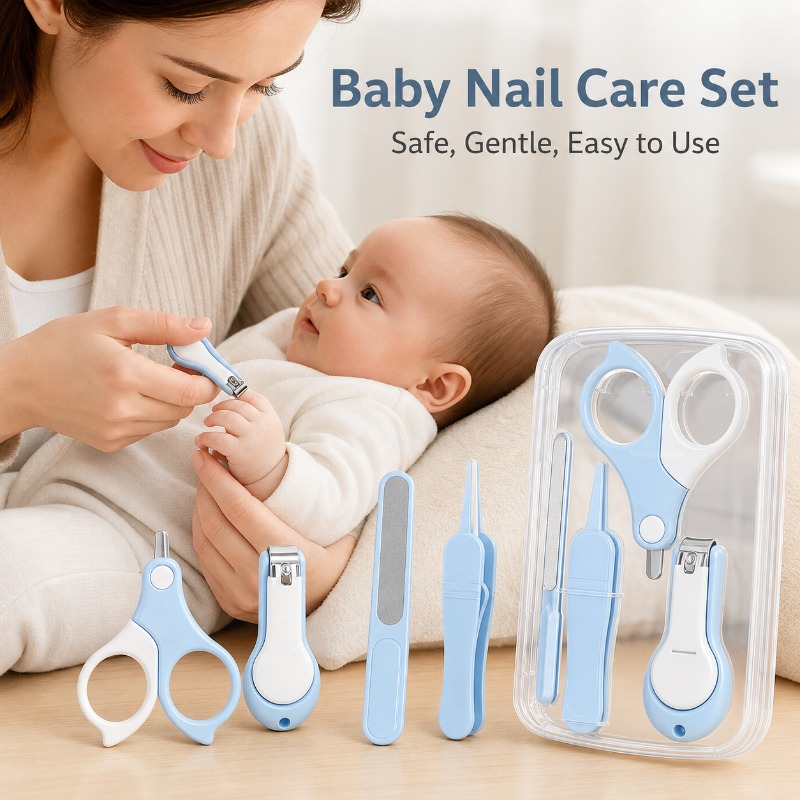 4 個のアンチクランピングベビー爪切りセットステンレス鋼小型 - Baby Products Specials のレビューと価格