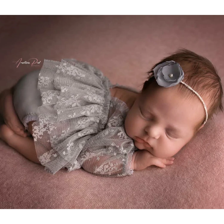新生児の写真撮影の小道具女の赤ちゃんのレースの衣装ボディスー - Baby Products Website のレビューと価格