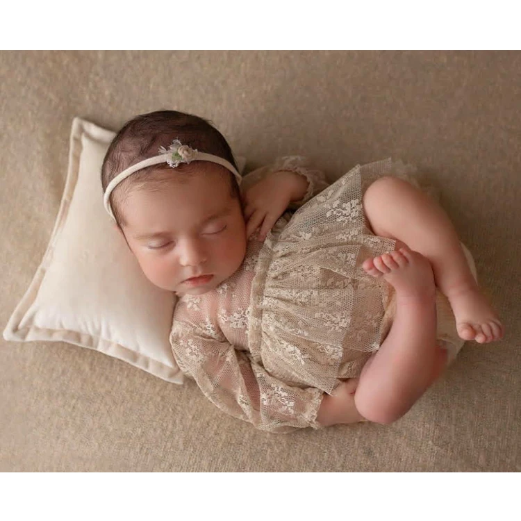 新生児の写真撮影の小道具女の赤ちゃんのレースの衣装ボディスー - Baby Products Website のレビューと価格