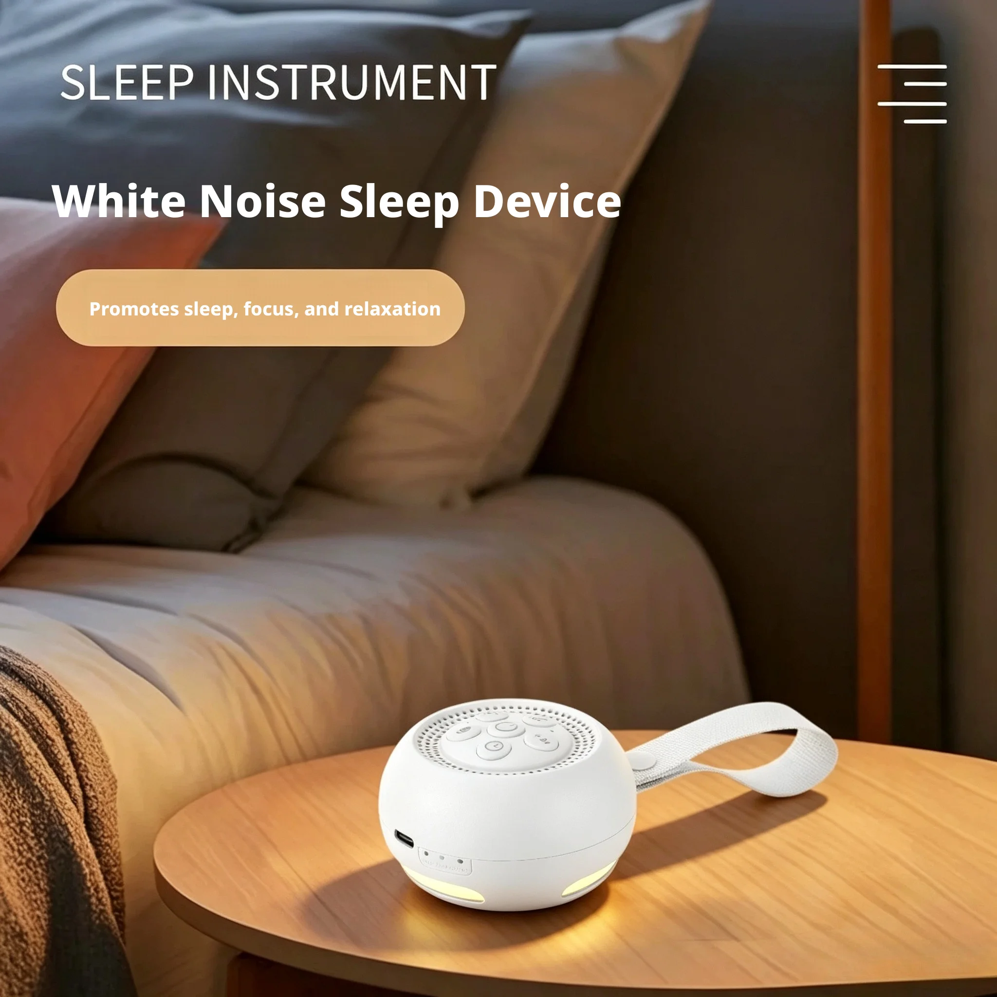 赤ちゃん用睡眠ホワイトノイズマシン 充電式 15種類の自然な - White Noise Machine Baby のレビューと価格